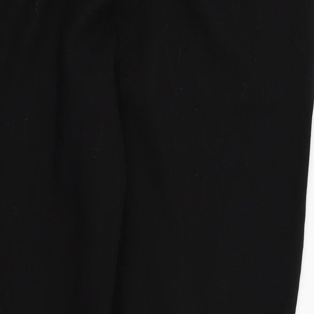 Womens UK Size 14 NEXT Regular Fit Dress Pants Black Trousers