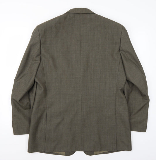 Mens UK Size 40 Greenwoods Classic Regular Green Suit Jacket