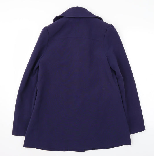 Papaya Womens Purple Jacket Coat Size 8