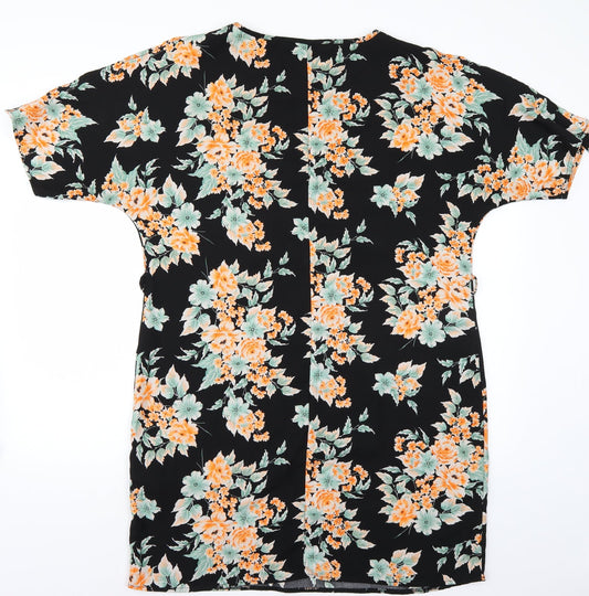 Peacocks Womens Black A-Line Size 14