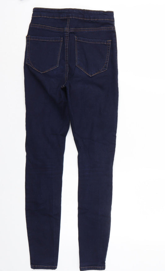 Denim & Co. Womens Blue Skinny Jeans Size 8 L28 in