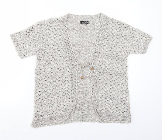 Pulse Womens Grey Cardigan Jumper Size L