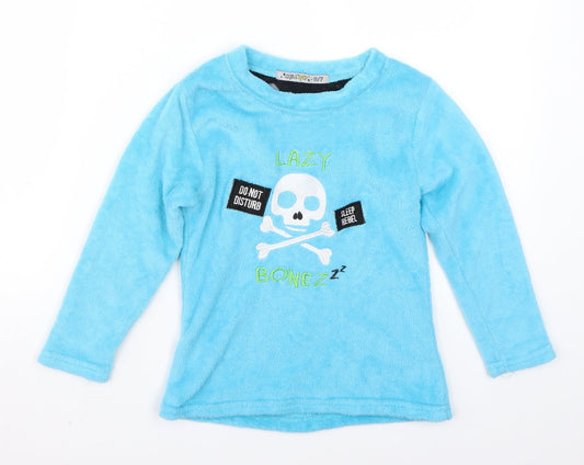 chill out Boys Blue Pullover Jumper Size 6-7 Years