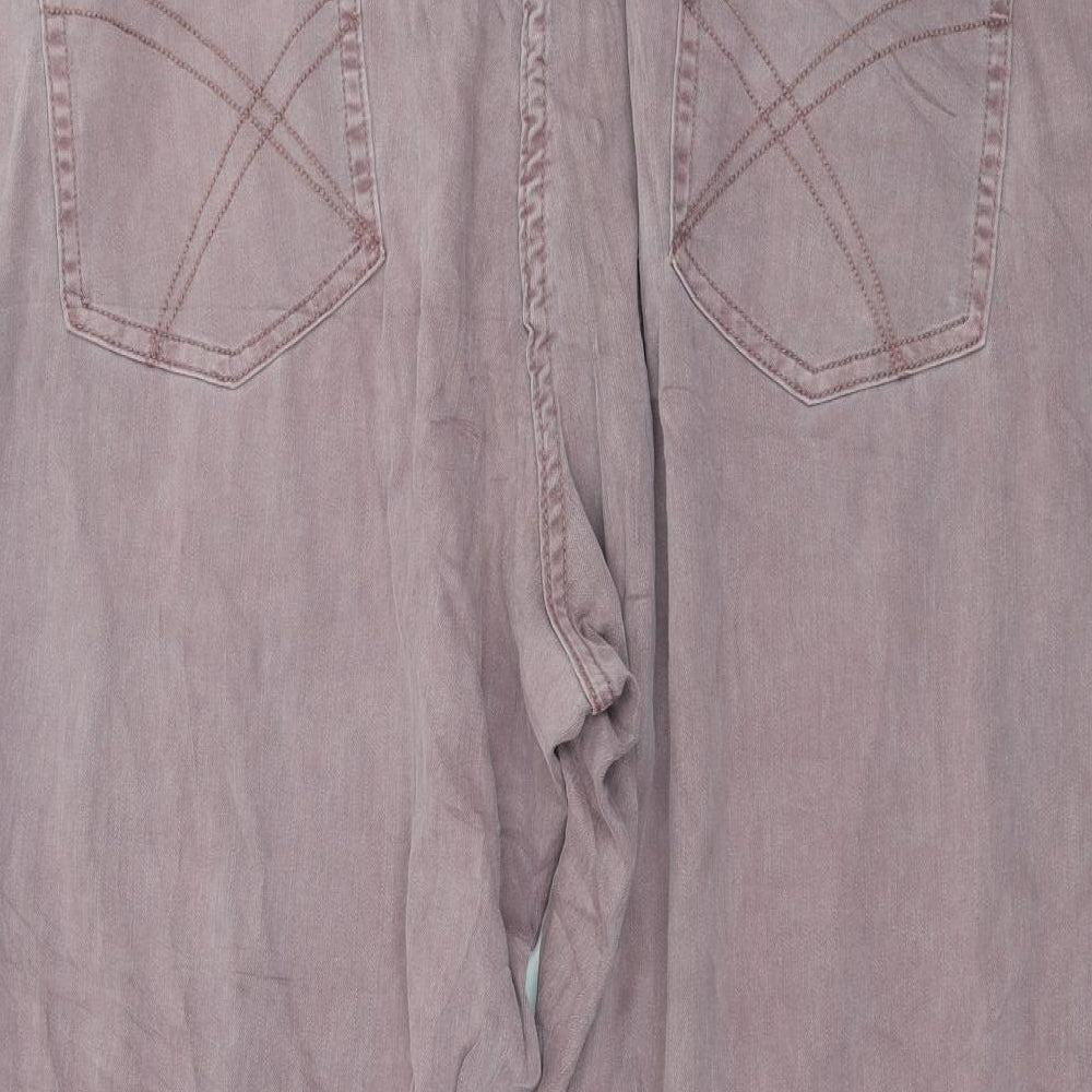 Gina Benotti Womens Purple Cropped Trousers Size 42 in L26 in