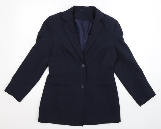 Womens UK Size 10 Berkertex Regular Blue Suit Jacket