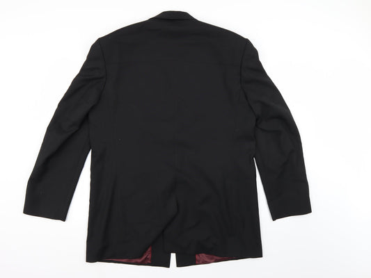 Mens UK Size Burton Regular Black Suit Jacket