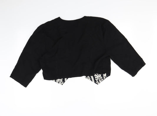 Womens UK Size 14 Preworn Black Jacket