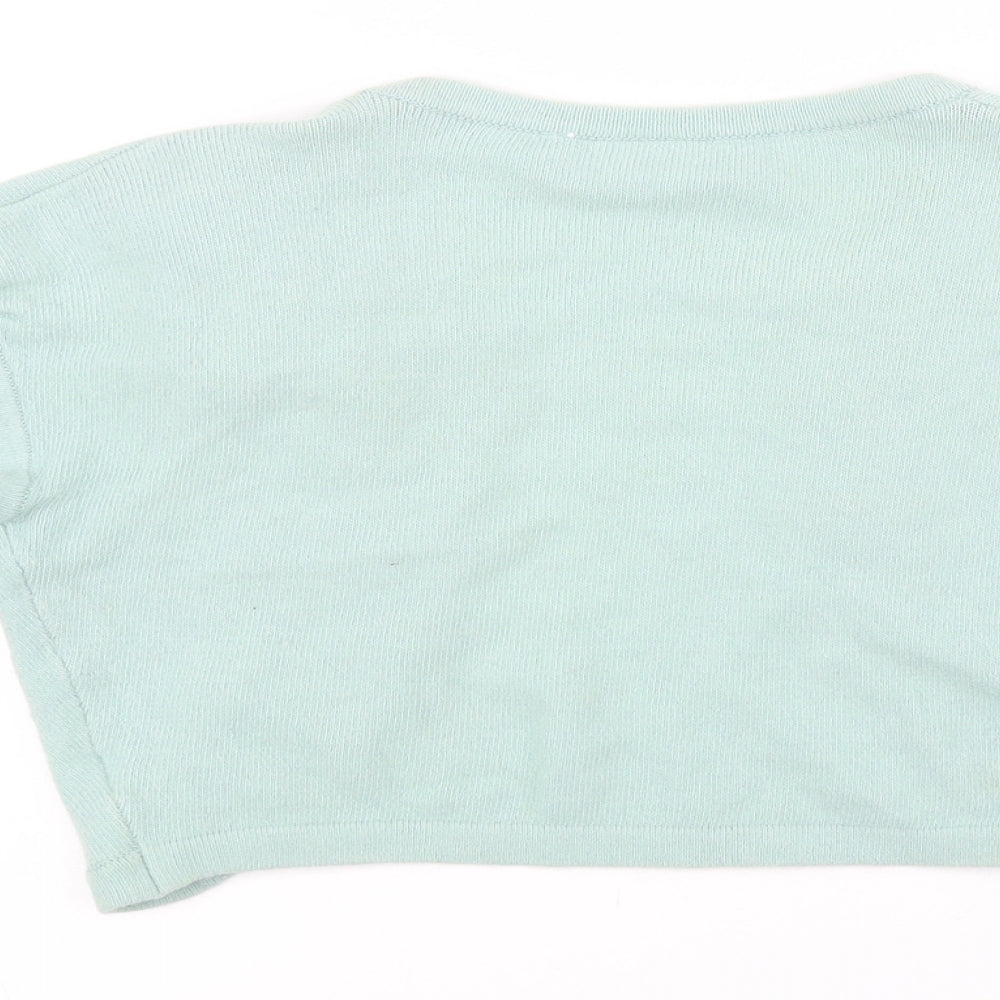 New Look Womens Blue Cardigan Jumper Size 14