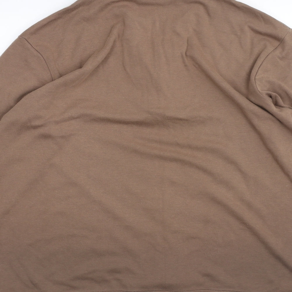 Cotton Traders Mens Brown Pullover Jumper Size L
