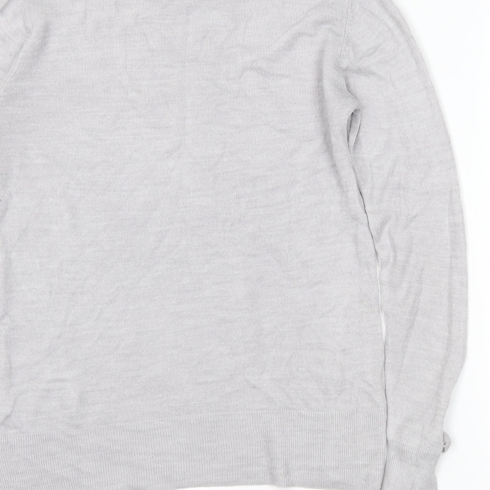 Dorothy Perkins Womens Grey Tunic Jumper Size 12