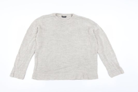 Nasty Gal Womens Beige Pullover Jumper Size 10