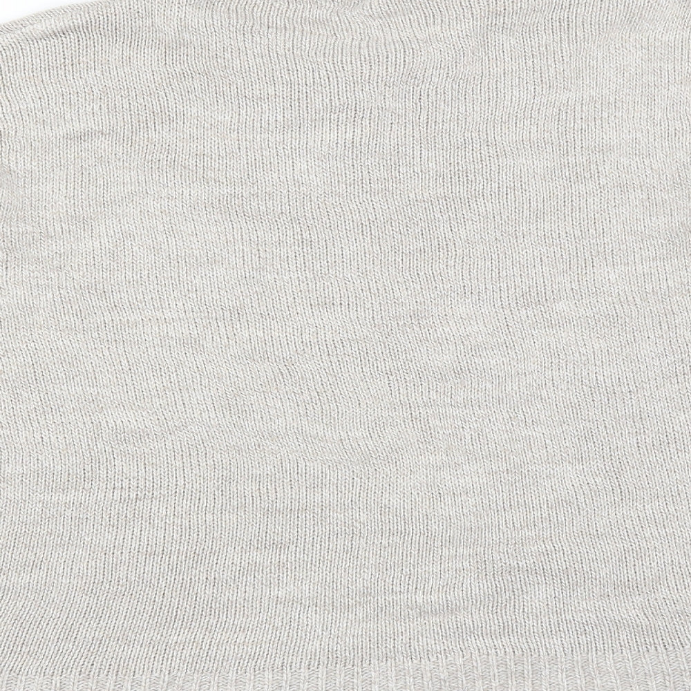 Nasty Gal Womens Beige Pullover Jumper Size 10