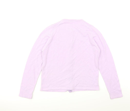 Marks & Spencer Womens Purple Cardigan Jumper Size 12
