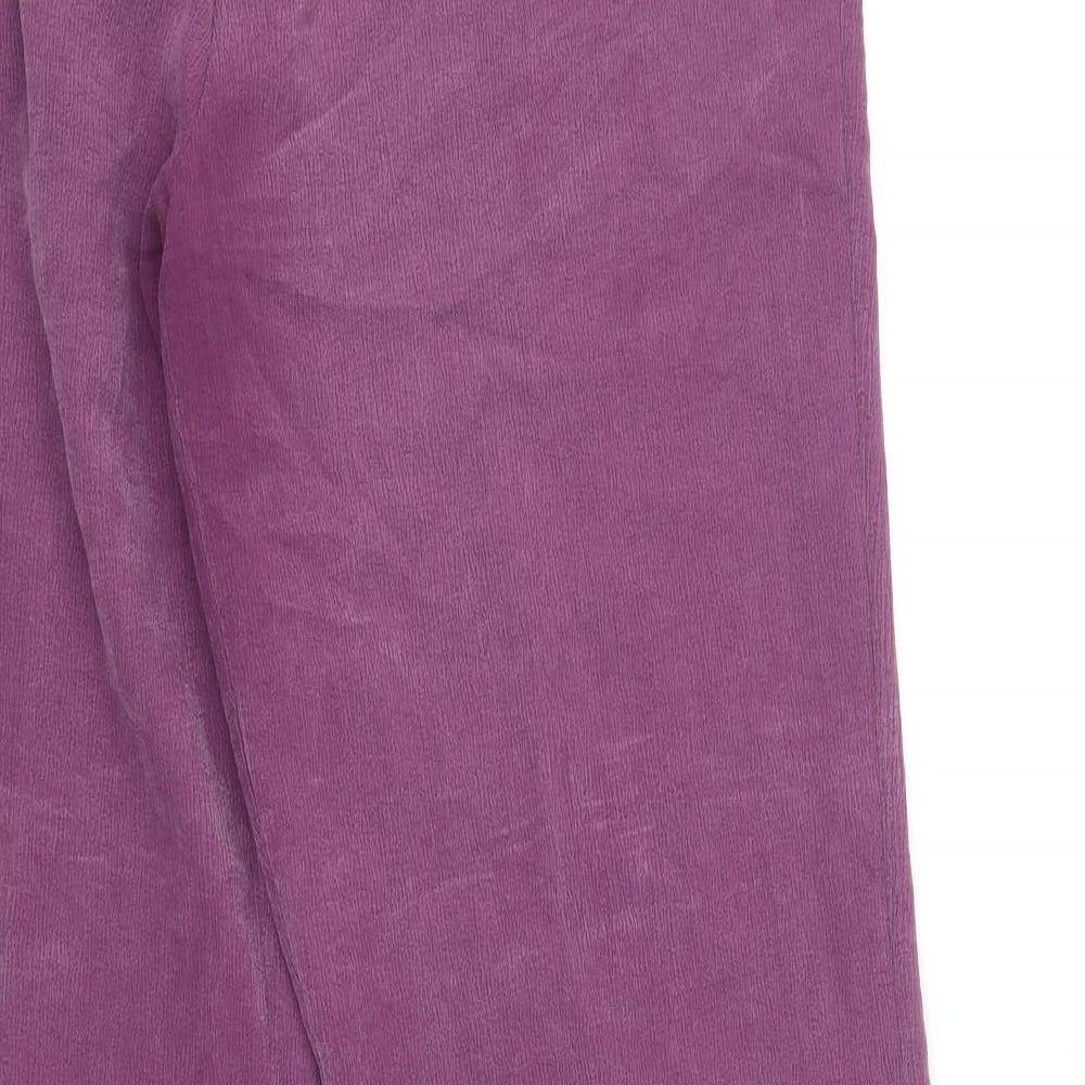 EWM Womens Purple Trousers Size 18 L31 in