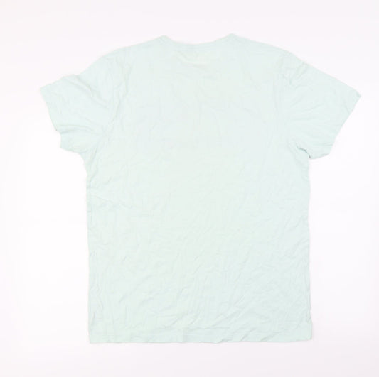 Primark  Mens Blue    T-Shirt Size L