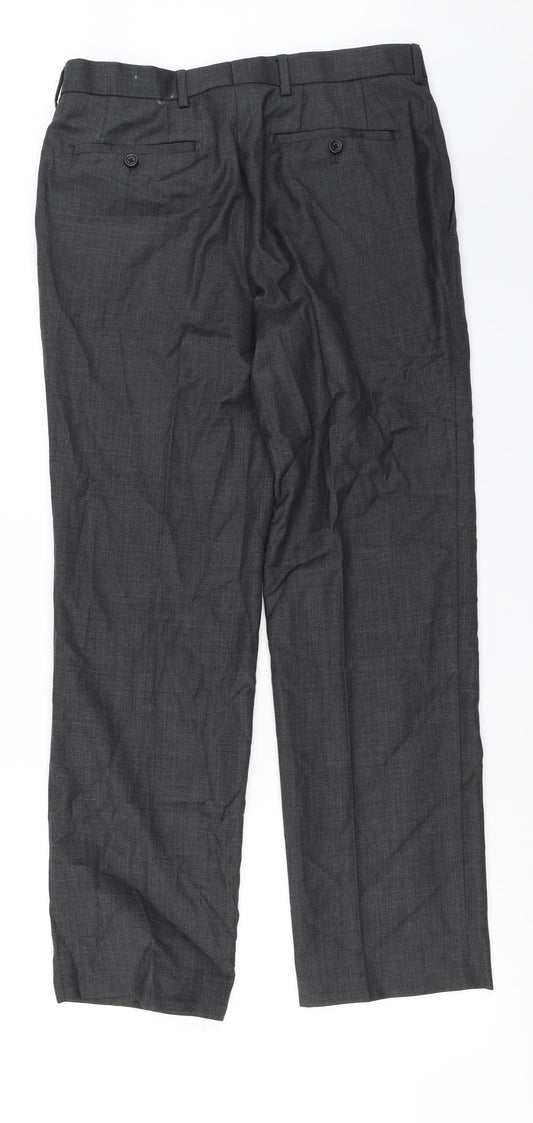 NEXT Mens Grey Trousers Size 32 in L28 in