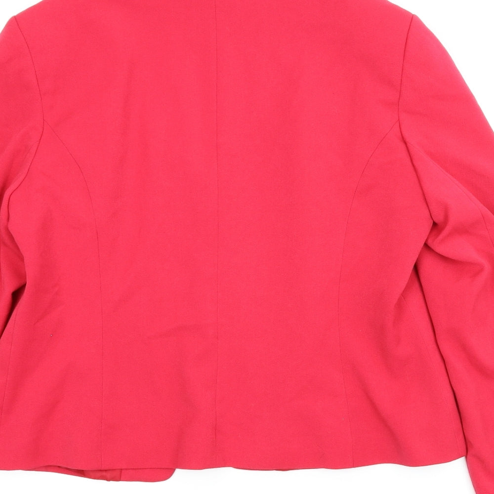 Atmopshere Womens Red Jacket Size 16 - Chanel jacket