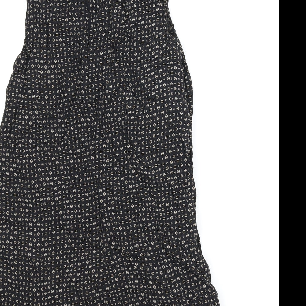 Womens UK Size 10 NEXT Black Basic Blouse