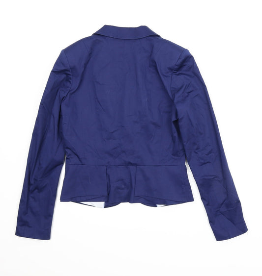 Womens UK Size 8 H&M Blue Jacket