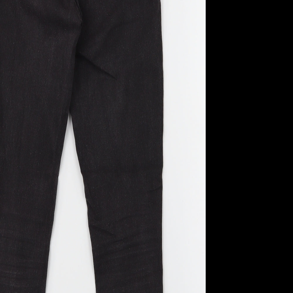 Denim Co. Womens Black Denim Jegging Jeans Size 8 L25 in