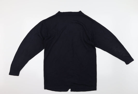 Berkertex Womens Blue Knit Cardigan Jumper Size 14