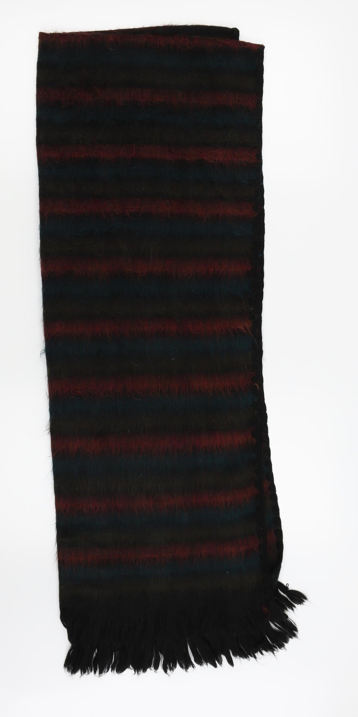 Preworn Womens Multicoloured Striped Scarf