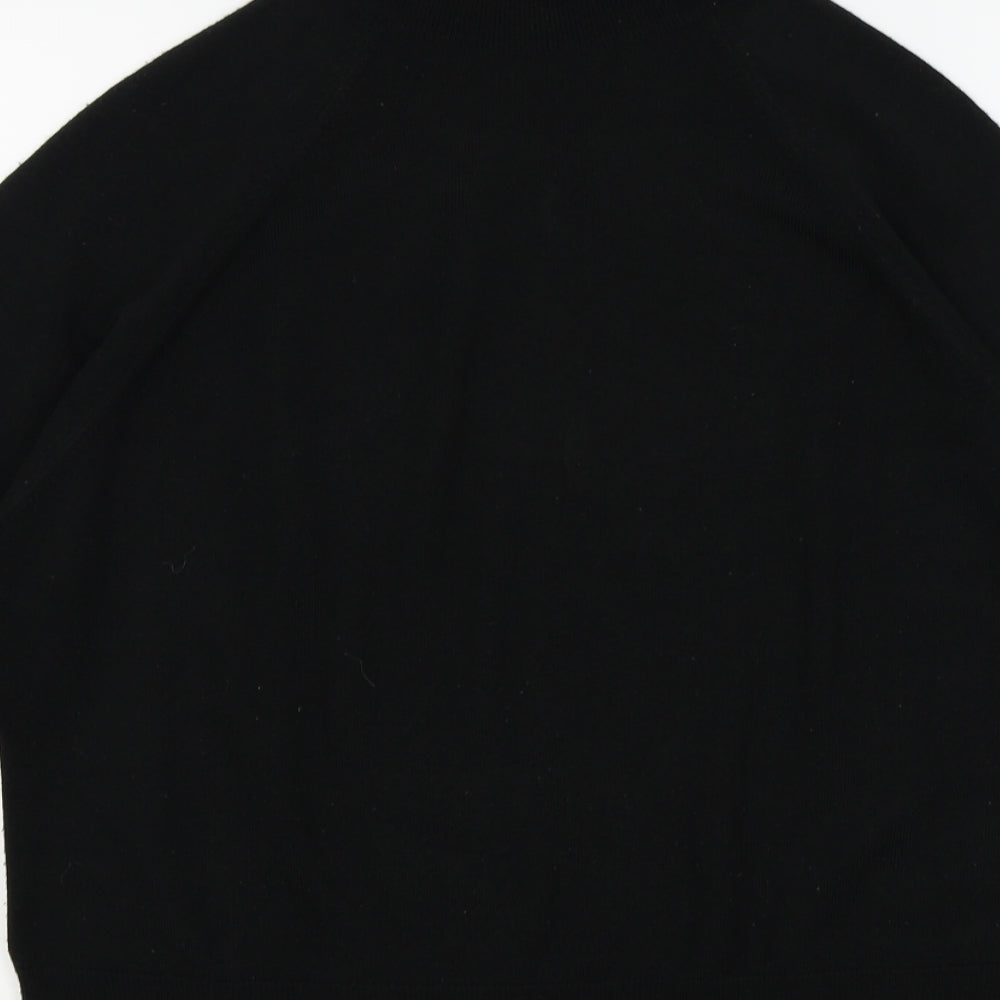 Womens UK Size 14 M&s Black Basic T-Shirt