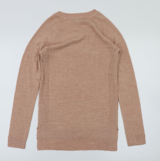 primark Womens Pink Houndstooth Basic T-Shirt Size 6