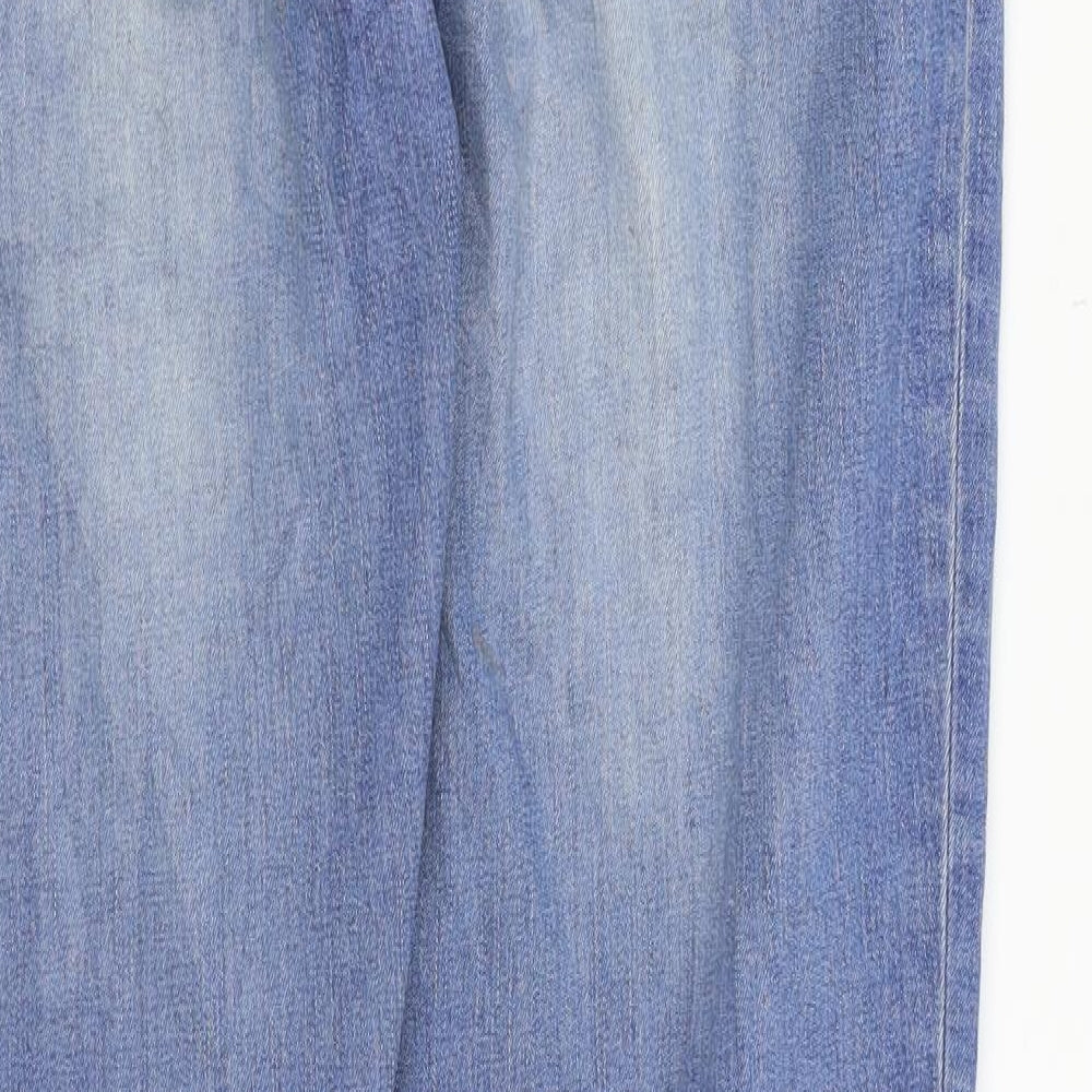 Womens UK Size 8 House Regular Fit Skinny Blue Jeans