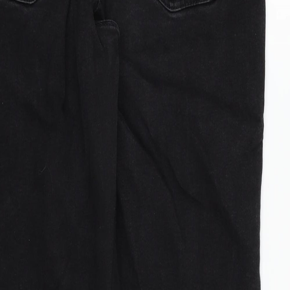 Dorothy Perkins Womens Black Denim Skinny Jeans Size 8 L26 in
