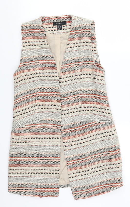 Womens UK Size 6 Atmosphere Beige Gilet