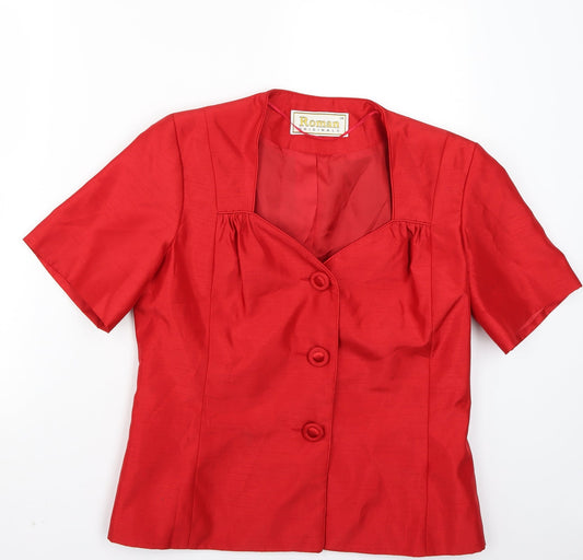Womens UK Size 14 Roman Red Jacket