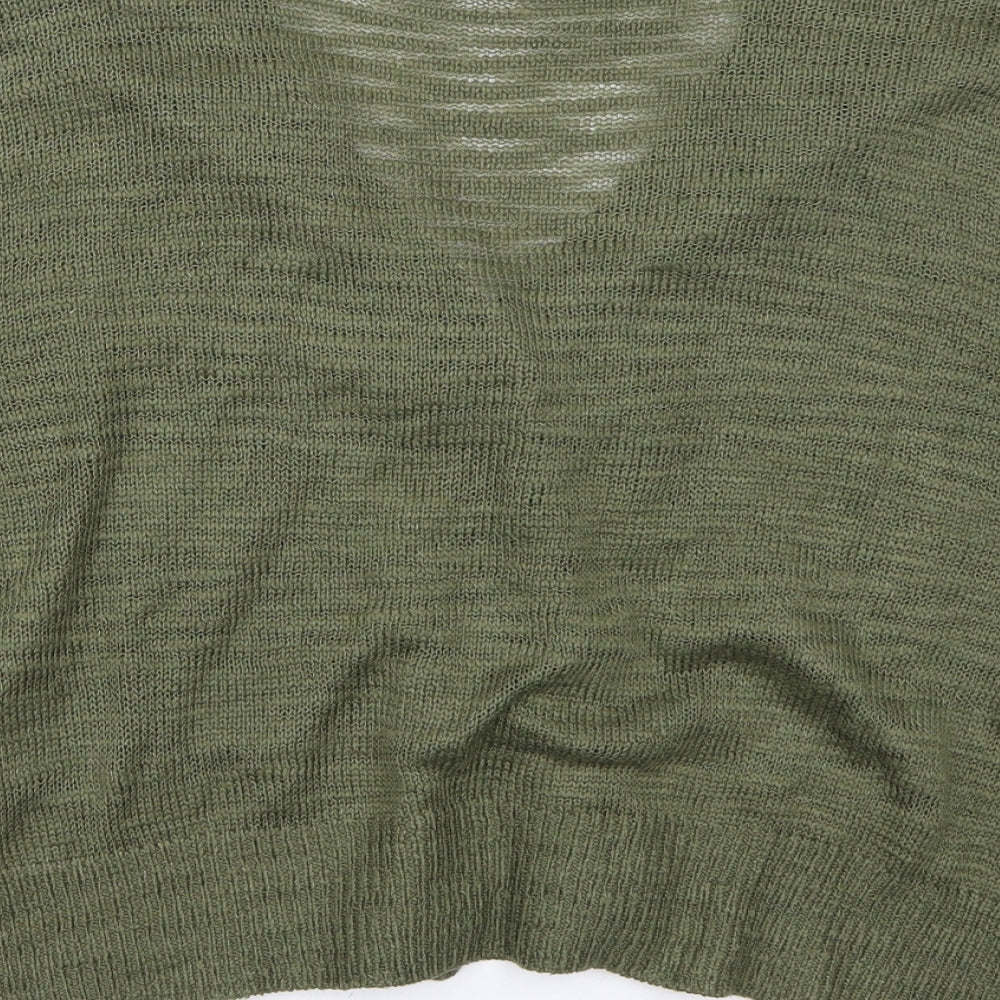 New Look Womens Green Pullover Jumper Size M