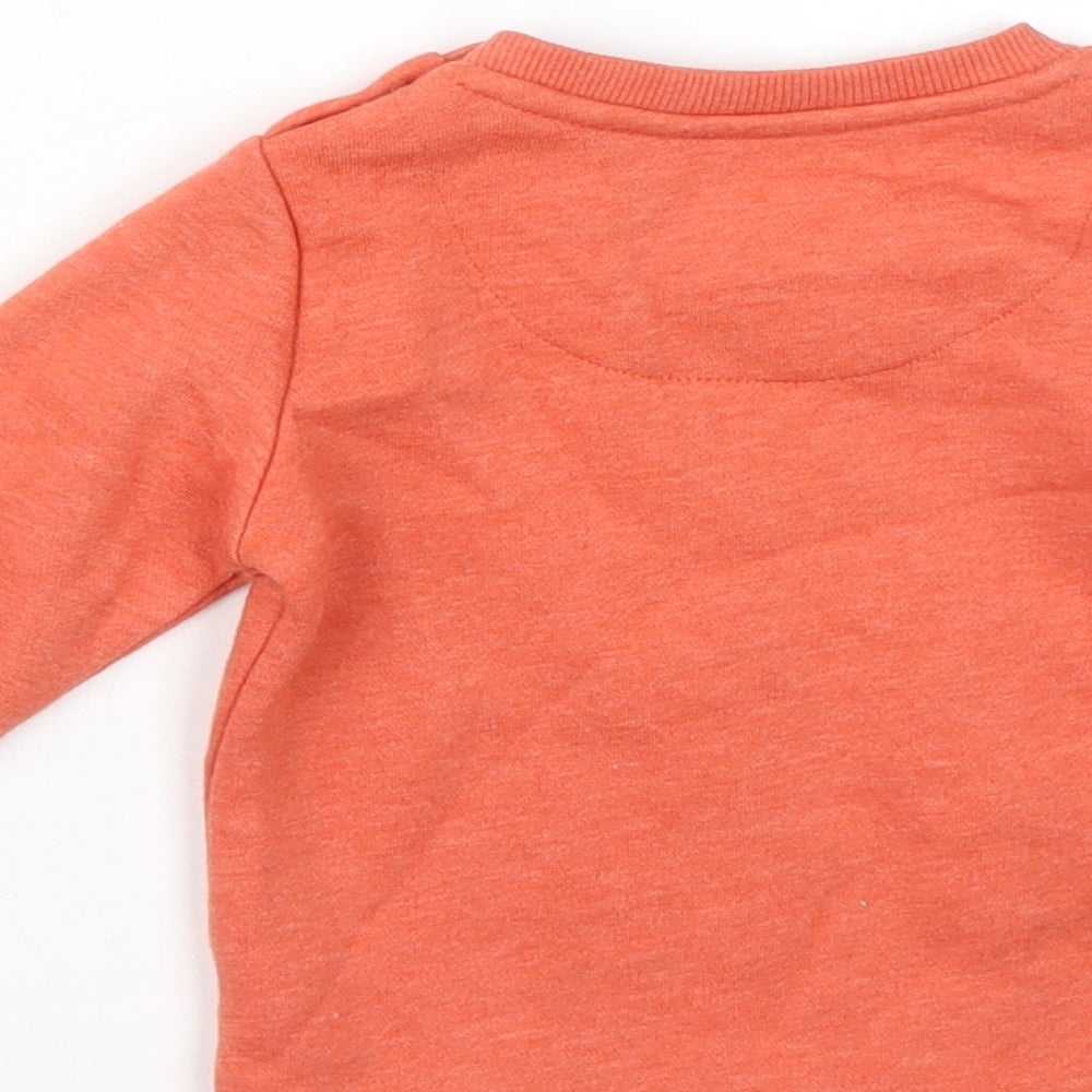 F&F Baby Orange Pullover Jumper Size 6-9 Months