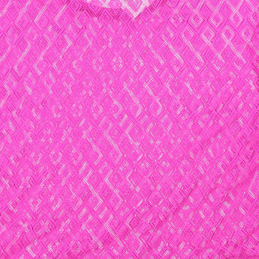 George Womens Pink Basic T-Shirt Size 14