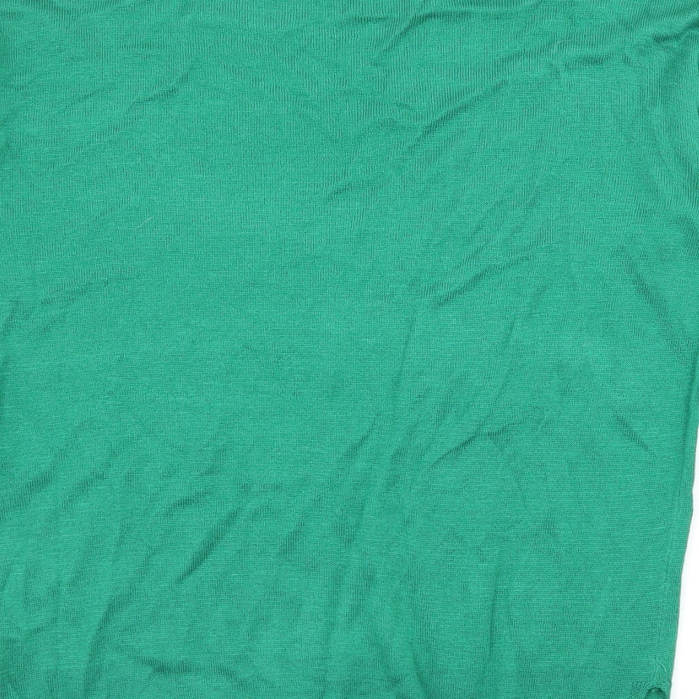 Marks & Spencer Womens Green Knit Pullover Jumper Size S