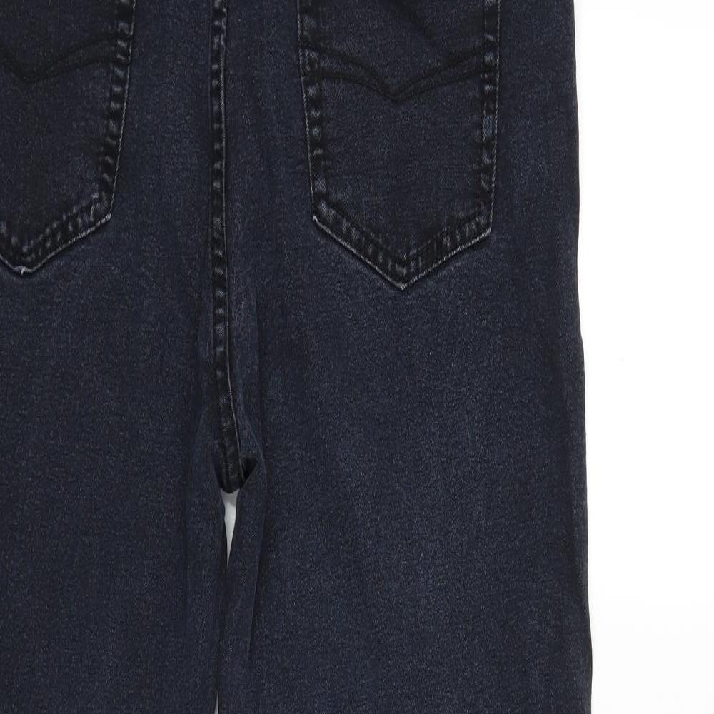 Cotton Traders Womens Blue Denim Straight Jeans Size 36 in L26 in