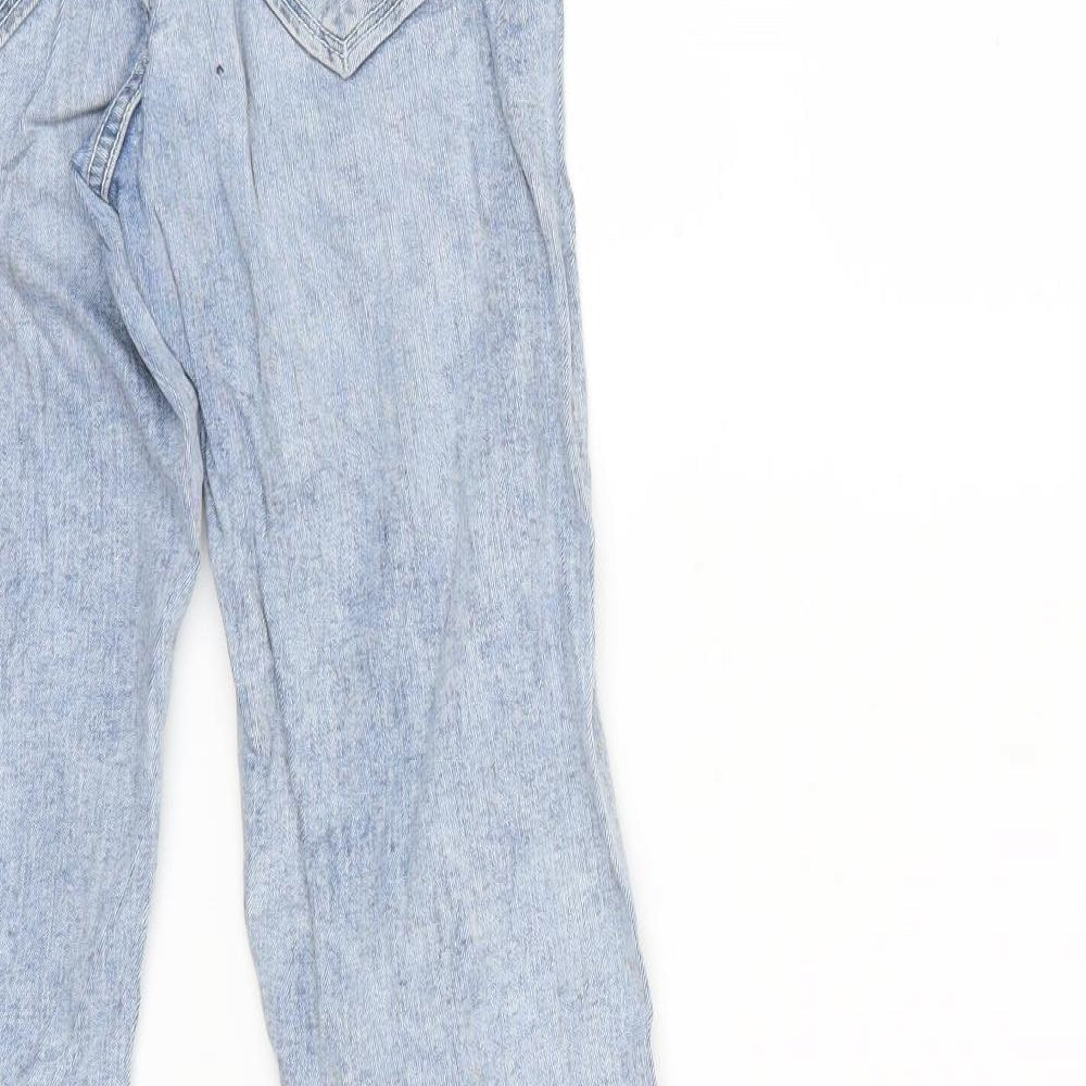 Womens UK Size 6 RESERVED Regular Fit Skinny Blue Jeans