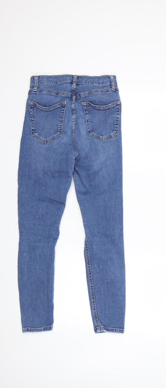 Topshop Womens Blue Denim Skinny Jeans Size 28 in L30 in - Jamie