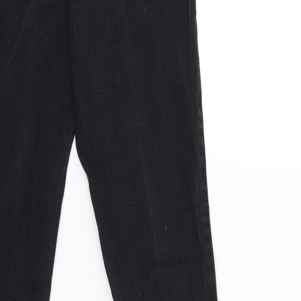 Womens UK Size 8 Denim & Co. Regular Fit Skinny Black Jeans