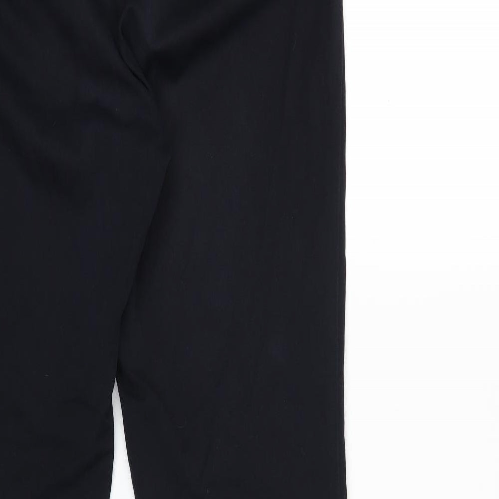 Womens UK Size 34 in ecru Regular Fit Blue Trousers