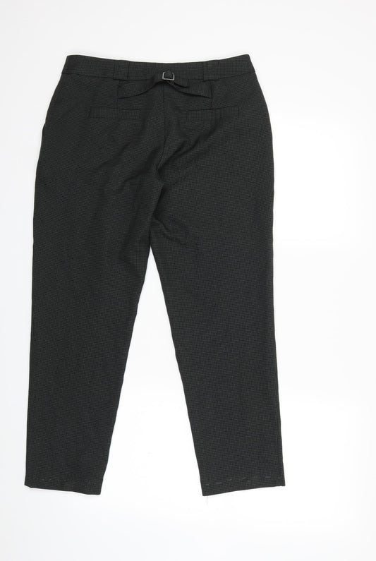Womens UK Size 10 Dorothy Perkins Regular Fit Green Trousers
