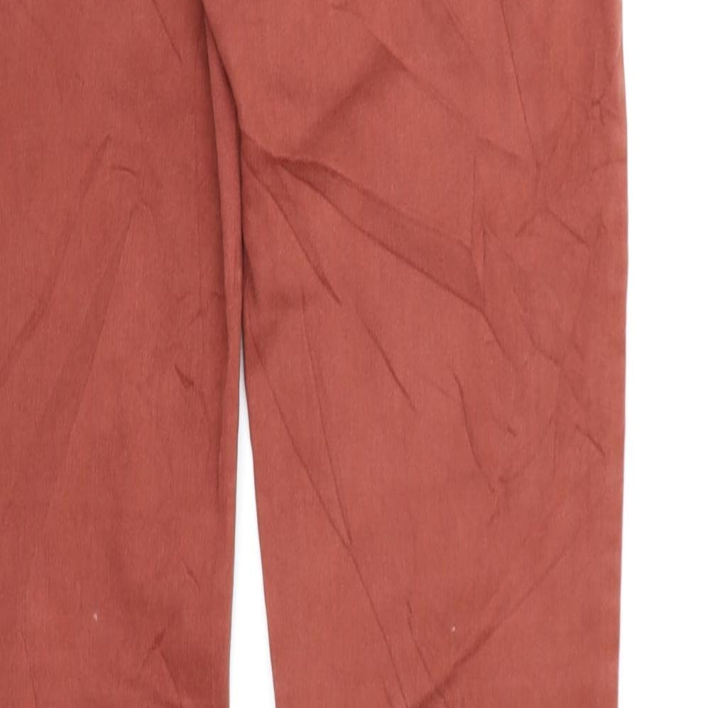 Womens UK Size Preworn Regular Fit Skinny Brown Jeans