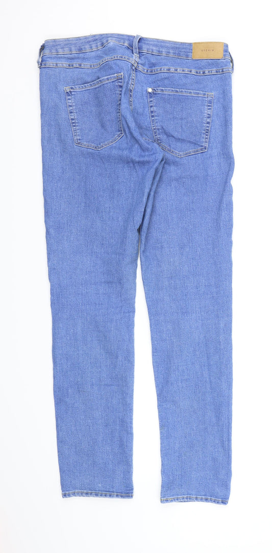 &DENIM Mens Blue  Denim Straight Jeans  L30 in
