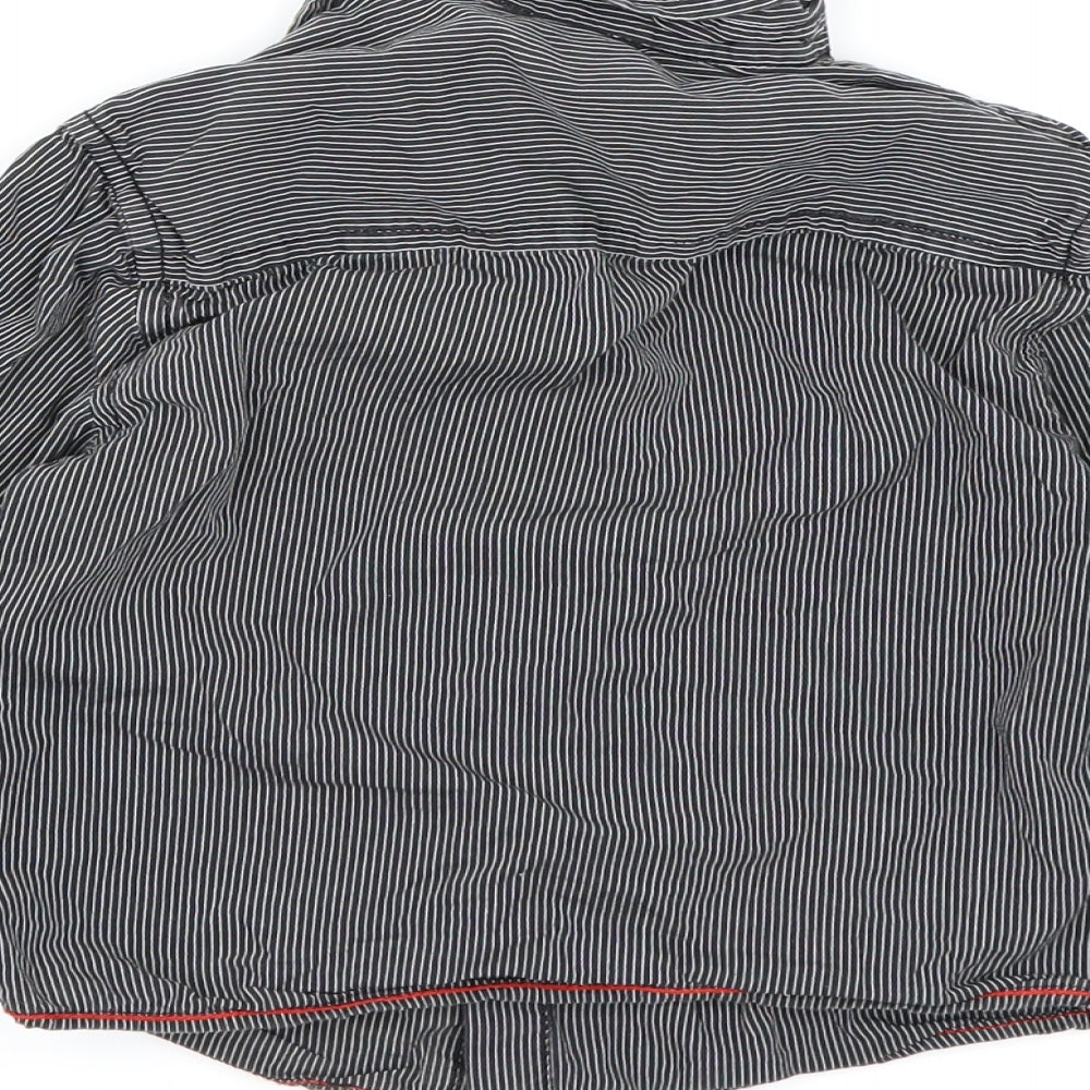 Urban Rascals Boys Grey Striped Basic Button-Up Size 2-3 Years