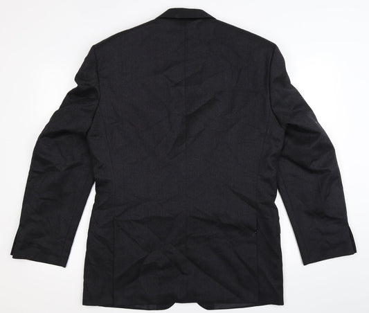 Mens UK Size 40 The Label Regular Black Suit Jacket