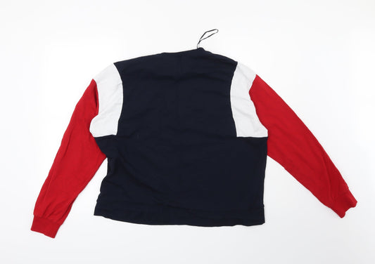 H&M Womens Blue Pullover Sweatshirt Size L