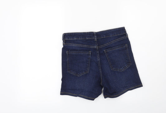 F&F Womens Blue   Cut-Off Shorts Size 8
