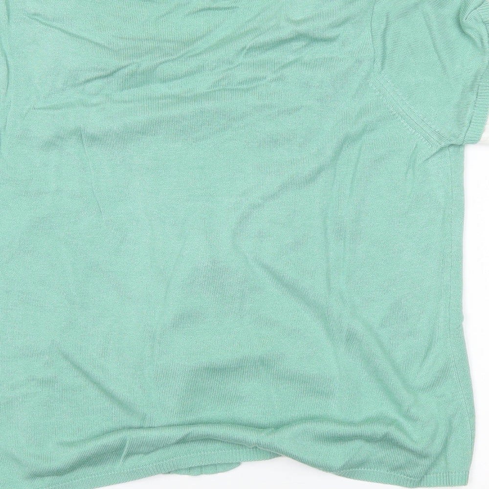 Marks & Spencer Womens Green Tunic Jumper Size 14