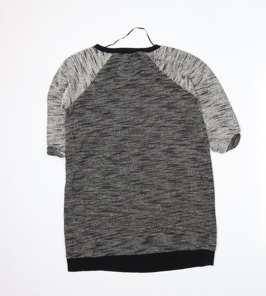 Pull&Bear Womens Black Tunic Jumper Size S